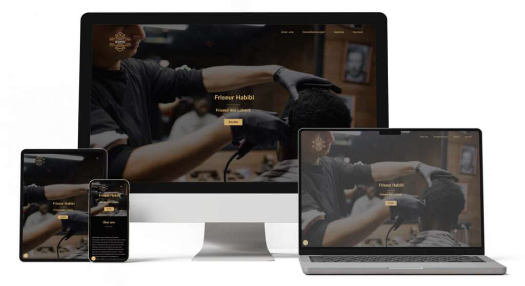 Webdesign Lübeck SEO Lübeck Northbay Digital & Design MockUp - Friseur Habibi