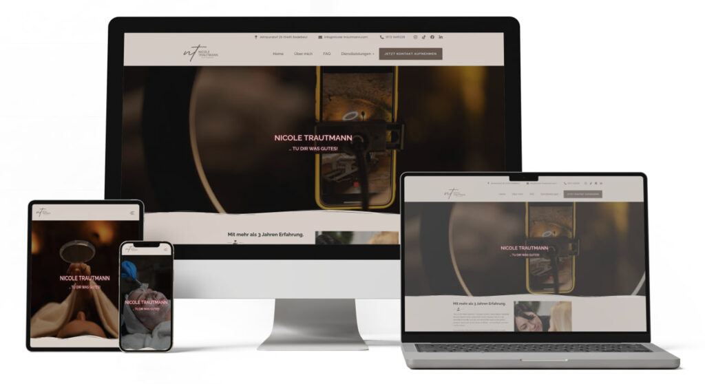 Northbay Digital & Design MockUp-NicoleTrautmann Webdesign SEO Lübeck