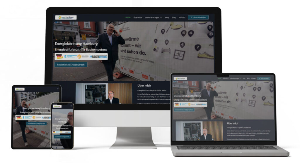 Webdesign SEO Lübeck Northbay Digital & Design MockUp - EEE Hamburg
